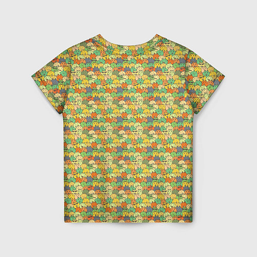 Детская футболка Человечки с заячьими ушками / 3D-принт – фото 2