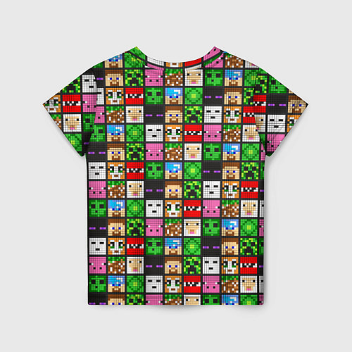 Детская футболка Minecraft - characters / 3D-принт – фото 2