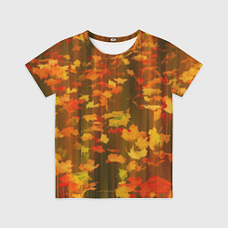 Футболка детская Осеннее золото, цвет: 3D-принт