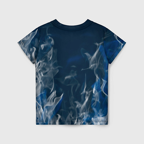 Детская футболка Nasa - лого - пламя / 3D-принт – фото 2
