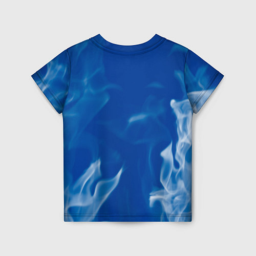 Детская футболка Nasa - пламя / 3D-принт – фото 2