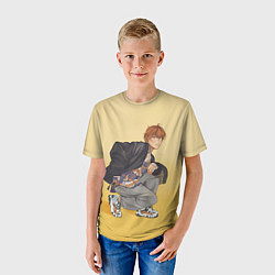 Футболка детская Красавчик Мафую, цвет: 3D-принт — фото 2
