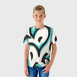 Футболка детская Узоры в стиле граффити, цвет: 3D-принт — фото 2