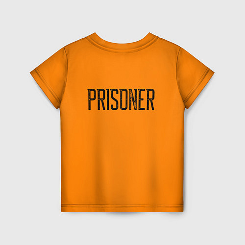 Детская футболка Prisoner Orange / 3D-принт – фото 2