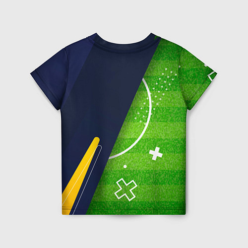 Детская футболка Sporting football field / 3D-принт – фото 2
