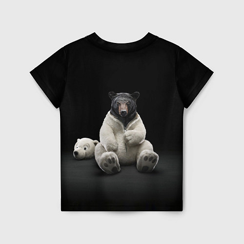 Детская футболка Медведь в костюме ростовой куклы / 3D-принт – фото 2