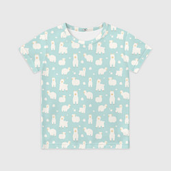 Футболка детская Blue Alpacas, цвет: 3D-принт