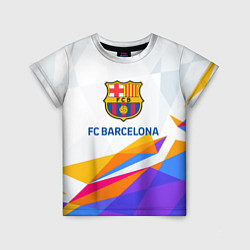 Футболка детская Barcelona цветные геометрии, цвет: 3D-принт