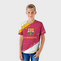Футболка детская Barcelona Краска, цвет: 3D-принт — фото 2