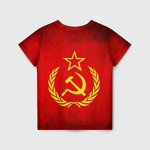 Детская футболка СССР - старый флаг / 3D-принт – фото 2