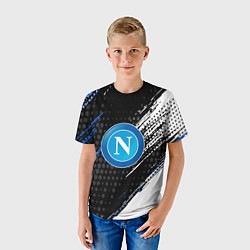 Футболка детская Napoli Краска, цвет: 3D-принт — фото 2