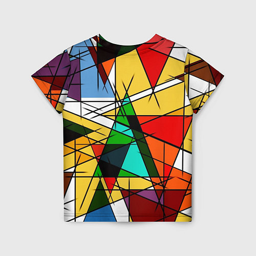 Детская футболка Грубый абстрактный фон / 3D-принт – фото 2
