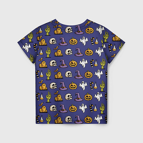 Детская футболка Halloween pattern / 3D-принт – фото 2