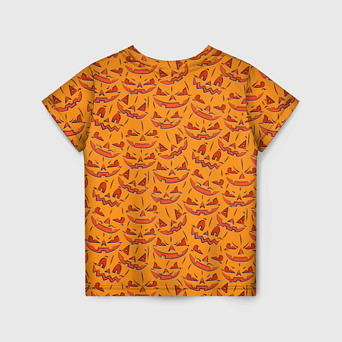 Детская футболка Halloween Pumpkin Pattern / 3D-принт – фото 2