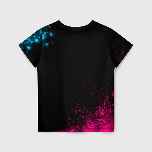 Детская футболка Infiniti - neon gradient / 3D-принт – фото 2