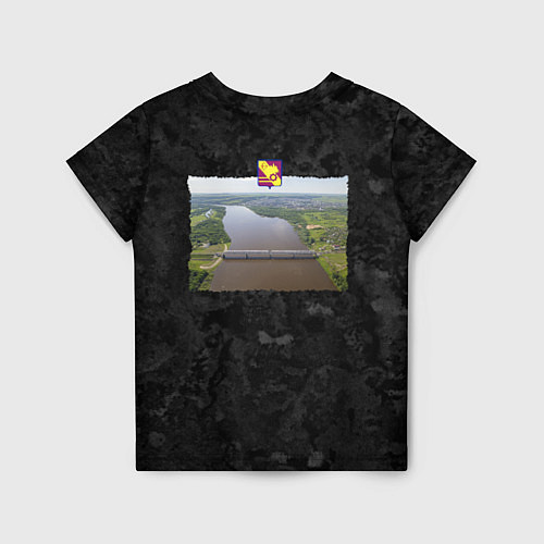 Детская футболка Вятские Поляны - вокзал / 3D-принт – фото 2