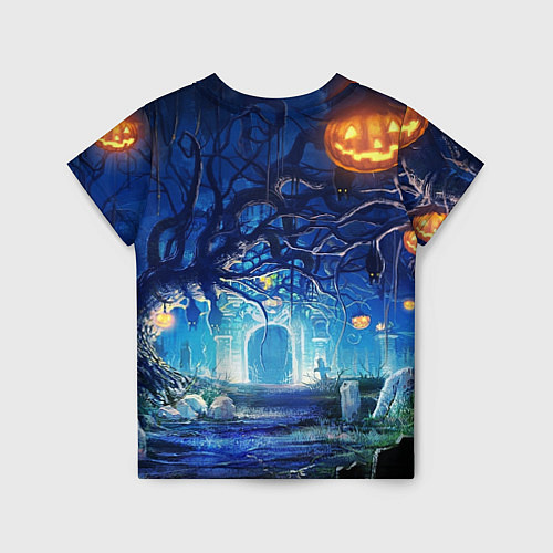 Детская футболка Ночь Halloween / 3D-принт – фото 2