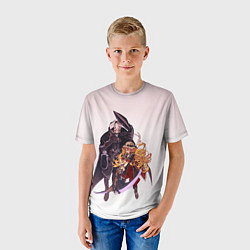 Футболка детская Одзэн и Рико, цвет: 3D-принт — фото 2