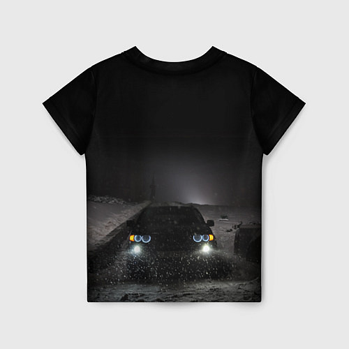 Детская футболка Бэха попала ночью в снегопад / 3D-принт – фото 2