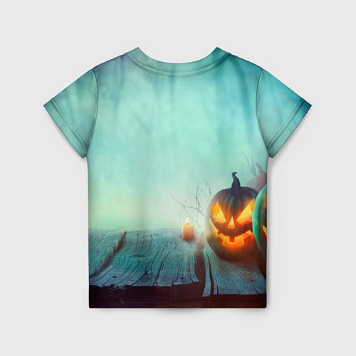 Детская футболка Хэллоуин приходит ночью / 3D-принт – фото 2