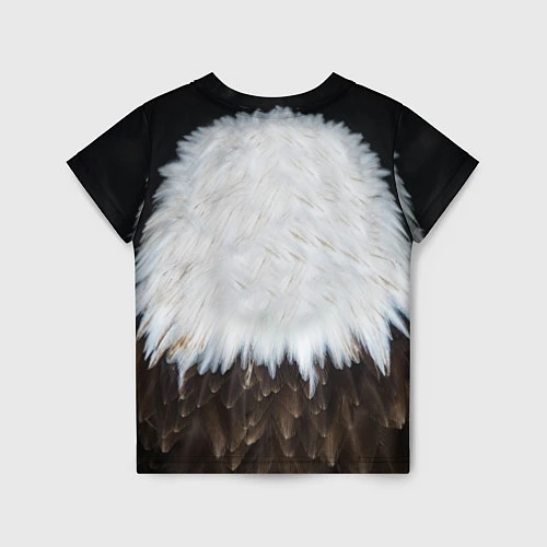Детская футболка Орёл в отражении / 3D-принт – фото 2