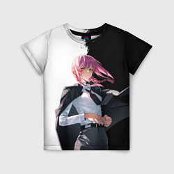 Детская футболка Макима - Два цвета - Человек бензопила
