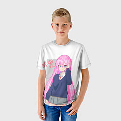 Футболка детская Моя девушка не просто милашка, цвет: 3D-принт — фото 2