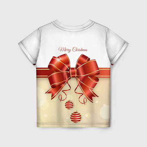 Детская футболка Подарочный бант с лентой / 3D-принт – фото 2