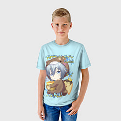 Футболка детская Тамаки Йоцуба - Семёрка идолов, цвет: 3D-принт — фото 2