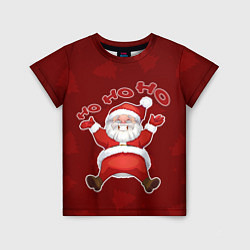 Детская футболка Санта - Хо-хо-хо