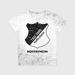 Футболка детская Hoffenheim с потертостями на светлом фоне, цвет: 3D-принт
