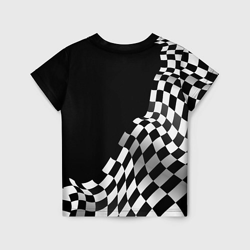 Детская футболка Porsche racing flag / 3D-принт – фото 2