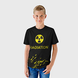 Футболка детская Radiation - радиационная опасность, цвет: 3D-принт — фото 2