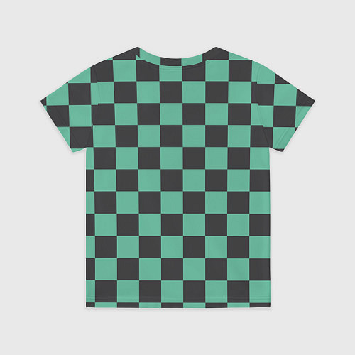 Детская футболка Танджиро Камадо клинок рассекающий демонов кимоно / 3D-принт – фото 2