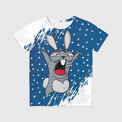 Футболка детская Злой кроль - 2023, цвет: 3D-принт