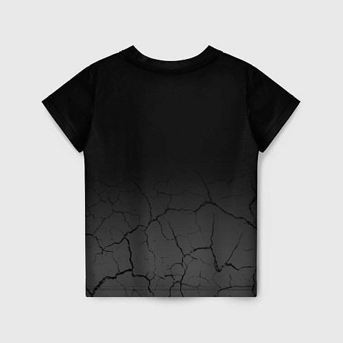 Детская футболка Dead Space glitch на темном фоне: символ сверху / 3D-принт – фото 2