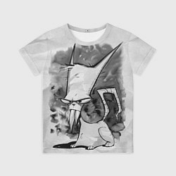 Детская футболка Кот зловред - червяк джим