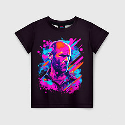 Футболка детская Jason Statham - pop art, цвет: 3D-принт