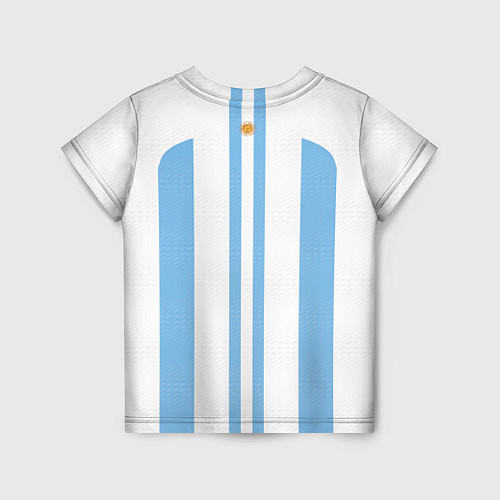 Детская футболка Сборная Аргентины ЧМ 2022 / 3D-принт – фото 2