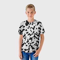 Футболка детская Далматин - текстура, цвет: 3D-принт — фото 2