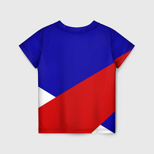 Детская футболка Сборная франции три цвета / 3D-принт – фото 2