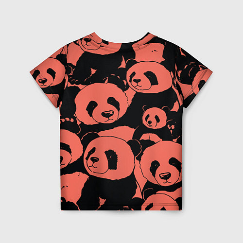Детская футболка С красными пандами / 3D-принт – фото 2