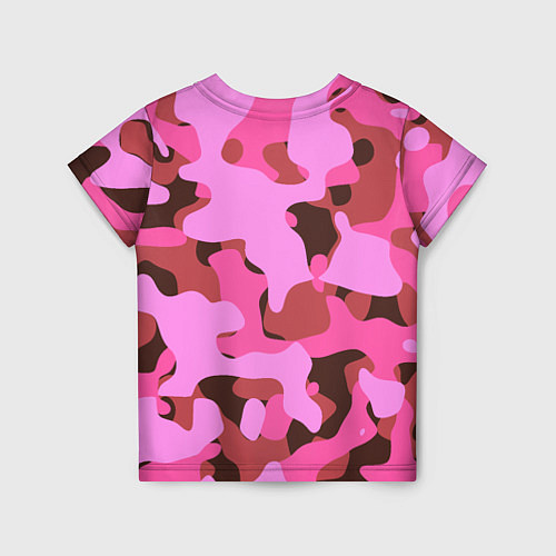 Детская футболка Абстракция в розовых тонах / 3D-принт – фото 2