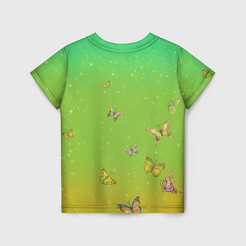 Детская футболка Фэнтези эльф жираф / 3D-принт – фото 2