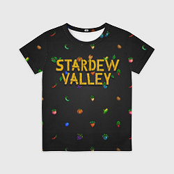 Детская футболка Фруктовый паттерн из Stardew Valley