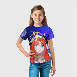 Футболка детская Нилу Genshin Impact, цвет: 3D-принт — фото 2