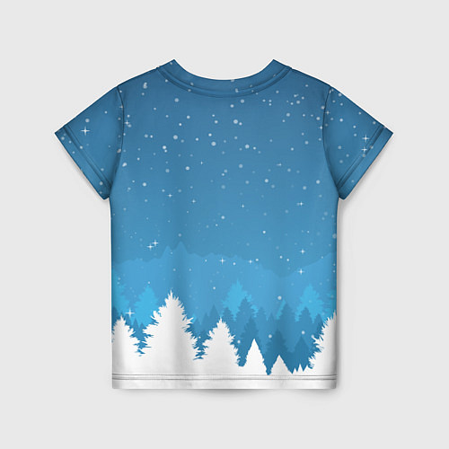 Детская футболка Новогодняя сказка дед мороз / 3D-принт – фото 2