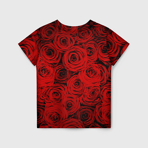 Детская футболка Красный розы / 3D-принт – фото 2