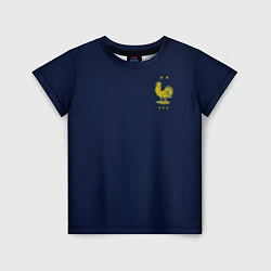 Футболка детская Форма сборной Франции ЧМ 2022, цвет: 3D-принт