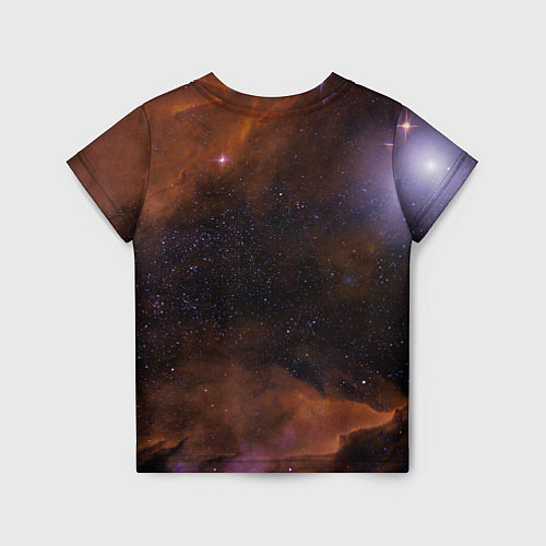 Детская футболка Космос и множество звёзды / 3D-принт – фото 2